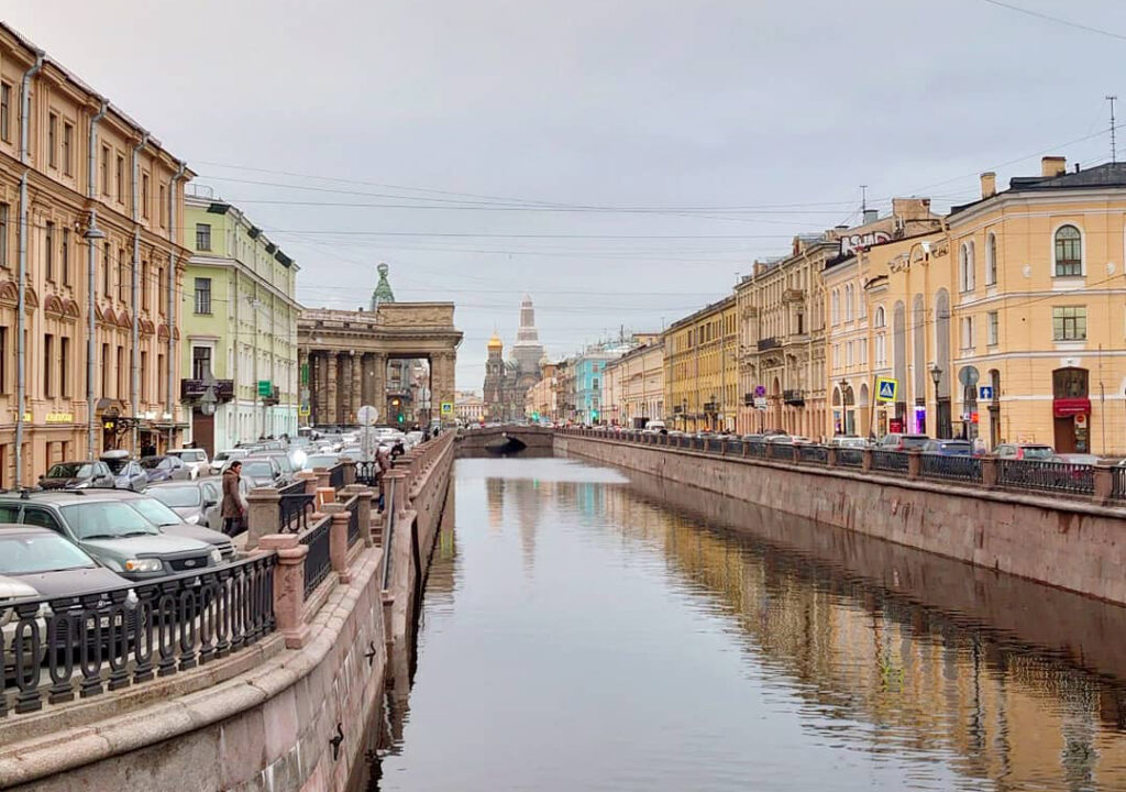 Канал в Санкт-Петербурге.